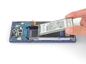 Reemplazo de la batería del Samsung Galaxy Note9