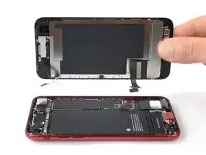 Cómo retirar el ensamblaje de pantalla del iPhone SE 2022