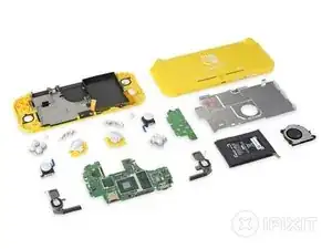 Desmontaje de Nintendo Switch Lite