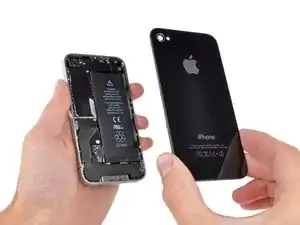 Sustitución de la cubierta trasera del iPhone 4
