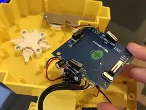 Panel de control de joystick