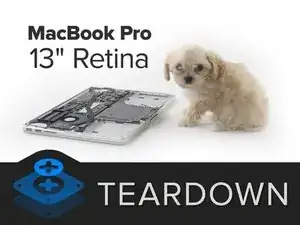 Desmontaje de MacBook Pro 13"con Pantalla de Retina de Principios de 2015