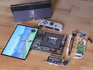 Desmontaje del modelo OLED de Nintendo Switch