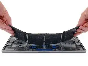 Reemplazo de la batería en MacBook Pro 15" Touch Bar 2019