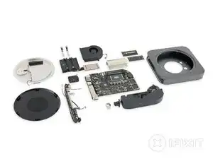 Desmontaje de la Mac mini de finales de 2018