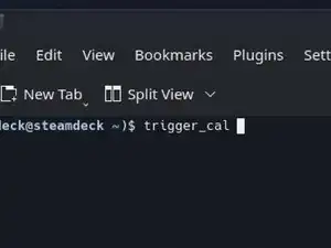 Cómo calibrar los gatillos de la Steam Deck