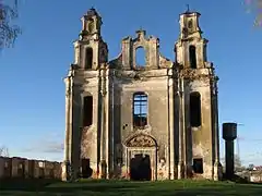 Iglesia de la Santísima Virgen María en Smolany (2.ª mitad del s. XVIII) (ruina)