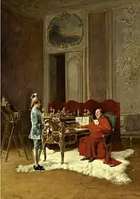 Juego para el cardenal, Charles Édouard Delort