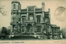 Château de La Closière (llamado château Boch) en La Louvière (1857-1862)