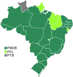 Elecciones parlamentarias de Brasil de 1986