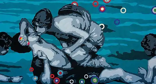 Adonis (2009), acrílico sobre lienzo.