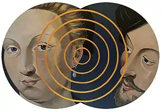 El secreto(2014), acrílico sobre lienzo.