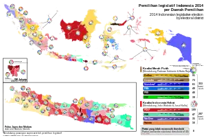 Elecciones legislativas de Indonesia de 2014