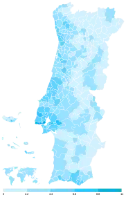 Iniciativa Liberal por municipios