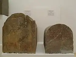 Estelas funerarias romanas.