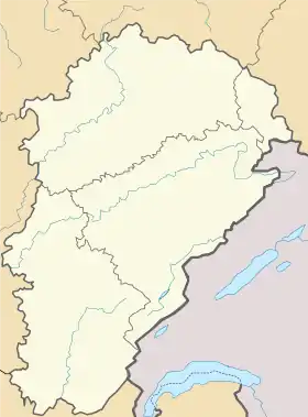 Basílica catedral [de] San Cristóbal de Belfort ubicada en Franco Condado