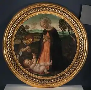 La Virgen y el Niño con san Juan Bautista (Botticini); Francesco Botticini, c. 1487