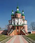 Iglesia de Pedro y Pablo del monasterio de Hustynia en el óblast de Chernígov (1693)