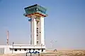 ATC tower at Nevatim Airbase near the southern runway in 2013