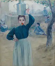 Aldeanita del clavel rojo, de Adolfo Guiard