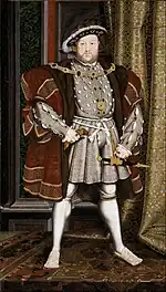 Hans Holbein el Joven - Retrato de Enrique VIII