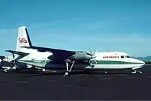 Fairchild F-27 en el Aeropuerto Internacional Faa'a (1988)