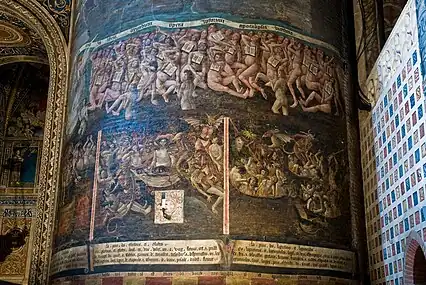 Detalle del pilar derecho.
