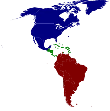 División utilizada en el presente anexo