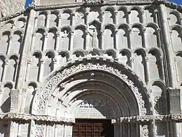 Detalle de la fachada.