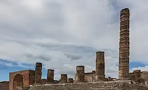 El templo de Júpiter.