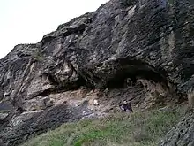 Exterior de la cueva Antzoriz II.