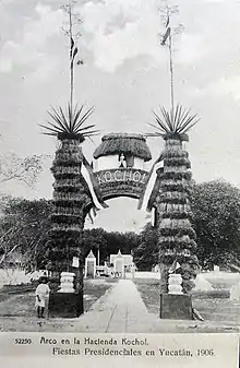 Visita del presidente Porfirio Díaz