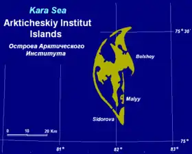 Mapa de archipiélago