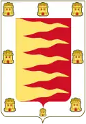 Blasón con las armas de la provincia de Valladolid.