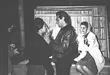 Escena de Chambú, con Arturo Urrea, Lyda Zamora y Maria Inés Restrepo