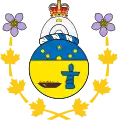 La insignia para el Comisionado de Nunavut