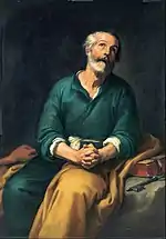San Pedro en lágrimas, de Bartolomé Esteban Murillo, 1650-1655.