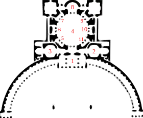 Planta de la Basílica