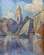 Le clocher de Saint-Tropez Paul Signac (1896)