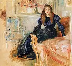 Julie Manet y su galgo Laertes, de Berthe Morisot Museo Marmottan Monet