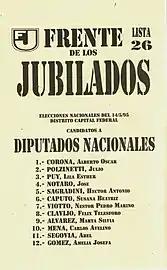 Frente de los Jubilados