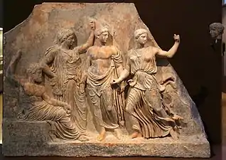 El "relieve de los dioses".