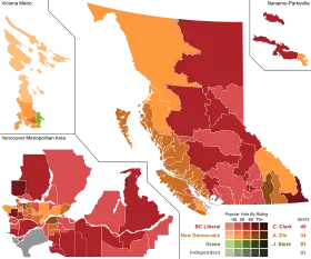 Elecciones provinciales de Columbia Británica de 2013