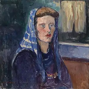Woman with Blue Headscarf (fecha desconocida)