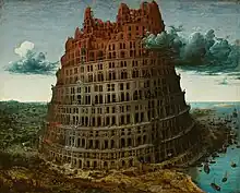La pequeña Torre de Babel, de Pieter Brueghel el Viejo, posiblemente la obra más conocida del Boymans-Van Beuningen.