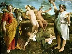Annibale Carracci, Allegoria della Verità e del Tempo, ca. 1585, Royal Collection, Hampton Court.