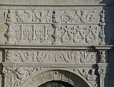 Detalle dintel trabajado