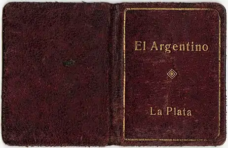 Documentación Diario El Argentino de La Plata