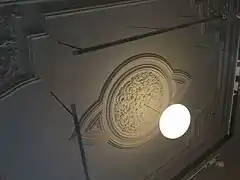 Detalles de la restauración del techo