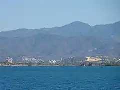 Cerro de Punta visto desde Caja de Muertos, Ponce, Puerto Rico